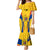 Custom Romania Rugby Family Matching Mermaid Dress and Hawaiian Shirt The Oaks World Cup 2023 Go Stejarii LT9 - Wonder Print Shop