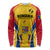 Custom Romania Rugby Long Sleeve Shirt The Oaks World Cup 2023 Go Stejarii - Wonder Print Shop