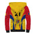 Custom Romania Rugby Sherpa Hoodie The Oaks World Cup 2023 Go Stejarii - Wonder Print Shop