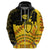 Personalised Romania Oaks Rugby Hoodie Romanian Pattern With Embroidery Motif - Wonder Print Shop