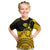 Personalised Romania Oaks Rugby Kid T Shirt Romanian Pattern With Embroidery Motif - Wonder Print Shop