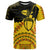 Personalised Romania Oaks Rugby T Shirt Romanian Pattern With Embroidery Motif - Wonder Print Shop