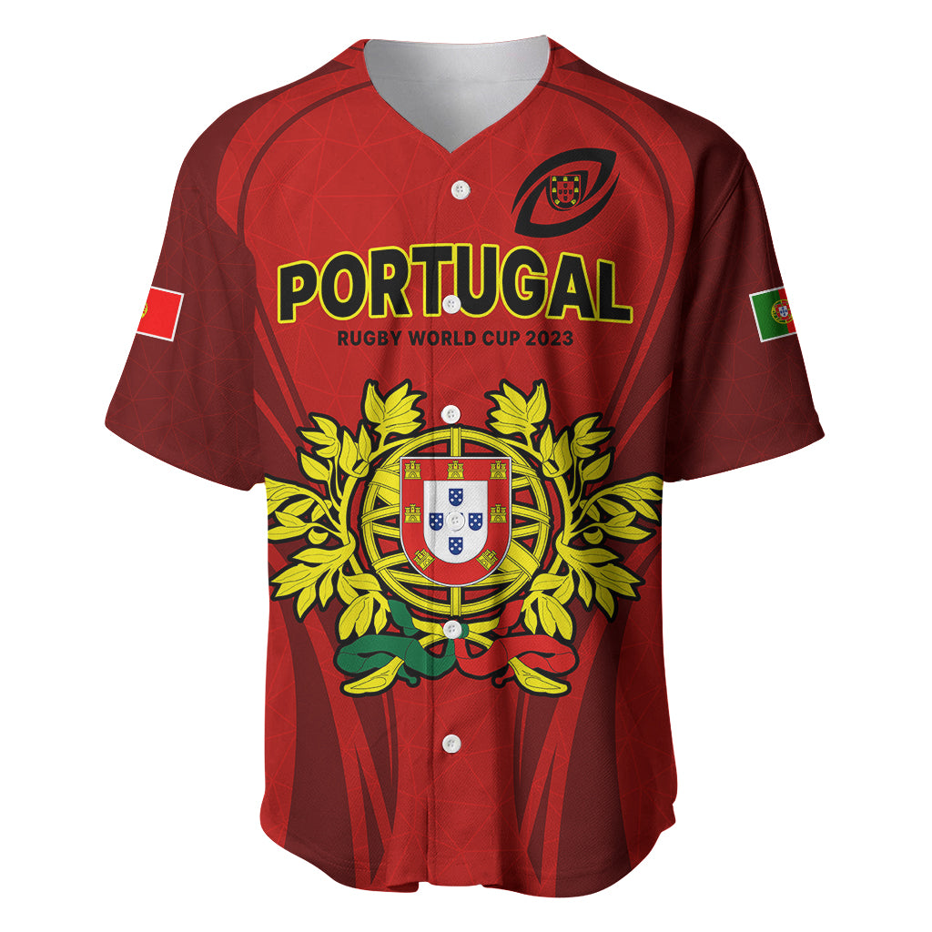 Portugal Rugby Baseball Jersey The Wolves World Cup 2023 Go Os Lobos LT9 - Wonder Print Shop