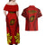 Portugal Rugby Couples Matching Off Shoulder Maxi Dress and Hawaiian Shirt The Wolves World Cup 2023 Go Os Lobos LT9 - Wonder Print Shop