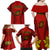 Portugal Rugby Family Matching Off Shoulder Maxi Dress and Hawaiian Shirt The Wolves World Cup 2023 Go Os Lobos LT9 - Wonder Print Shop