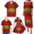 Portugal Rugby Family Matching Puletasi Dress and Hawaiian Shirt The Wolves World Cup 2023 Go Os Lobos - Wonder Print Shop