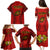 Portugal Rugby Family Matching Puletasi Dress and Hawaiian Shirt The Wolves World Cup 2023 Go Os Lobos - Wonder Print Shop