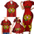 Portugal Rugby Family Matching Short Sleeve Bodycon Dress and Hawaiian Shirt The Wolves World Cup 2023 Go Os Lobos - Wonder Print Shop