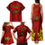 Portugal Rugby Family Matching Tank Maxi Dress and Hawaiian Shirt The Wolves World Cup 2023 Go Os Lobos - Wonder Print Shop