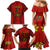 Custom Portugal Rugby Family Matching Mermaid Dress and Hawaiian Shirt The Wolves World Cup 2023 Go Os Lobos LT9 - Wonder Print Shop