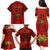 Custom Portugal Rugby Family Matching Puletasi Dress and Hawaiian Shirt The Wolves World Cup 2023 Go Os Lobos - Wonder Print Shop