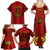 Custom Portugal Rugby Family Matching Summer Maxi Dress and Hawaiian Shirt The Wolves World Cup 2023 Go Os Lobos - Wonder Print Shop