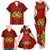 Custom Portugal Rugby Family Matching Tank Maxi Dress and Hawaiian Shirt The Wolves World Cup 2023 Go Os Lobos - Wonder Print Shop