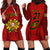 Custom Portugal Rugby Hoodie Dress The Wolves World Cup 2023 Go Os Lobos - Wonder Print Shop