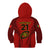 Custom Portugal Rugby Kid Hoodie The Wolves World Cup 2023 Go Os Lobos - Wonder Print Shop