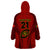 Custom Portugal Rugby Wearable Blanket Hoodie The Wolves World Cup 2023 Go Os Lobos - Wonder Print Shop