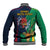 France South Africa Rugby Baseball Jacket Springboks and Gallic Rooster World Cup 2023 LT9 - Wonder Print Shop