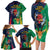 France South Africa Rugby Family Matching Long Sleeve Bodycon Dress and Hawaiian Shirt Springboks and Gallic Rooster World Cup 2023 LT9 - Wonder Print Shop