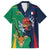 France South Africa Rugby Family Matching Long Sleeve Bodycon Dress and Hawaiian Shirt Springboks and Gallic Rooster World Cup 2023 LT9 - Wonder Print Shop