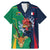 France South Africa Rugby Family Matching Mermaid Dress and Hawaiian Shirt Springboks and Gallic Rooster World Cup 2023 LT9 - Wonder Print Shop