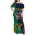 France South Africa Rugby Family Matching Off Shoulder Maxi Dress and Hawaiian Shirt Springboks and Gallic Rooster World Cup 2023 LT9 - Wonder Print Shop