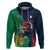 France South Africa Rugby Hoodie Springboks and Gallic Rooster World Cup 2023 - Wonder Print Shop