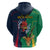 France South Africa Rugby Hoodie Springboks and Gallic Rooster World Cup 2023 - Wonder Print Shop