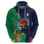 France South Africa Rugby Hoodie Springboks and Gallic Rooster World Cup 2023 - Wonder Print Shop