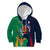 France South Africa Rugby Kid Hoodie Springboks and Gallic Rooster World Cup 2023 - Wonder Print Shop