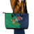 France South Africa Rugby Leather Tote Bag Springboks and Gallic Rooster World Cup 2023 - Wonder Print Shop