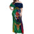 France South Africa Rugby Off Shoulder Maxi Dress Springboks and Gallic Rooster World Cup 2023 - Wonder Print Shop