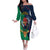 France South Africa Rugby Off The Shoulder Long Sleeve Dress Springboks and Gallic Rooster World Cup 2023 - Wonder Print Shop