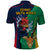 France South Africa Rugby Polo Shirt Springboks and Gallic Rooster World Cup 2023 - Wonder Print Shop