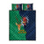 France South Africa Rugby Quilt Bed Set Springboks and Gallic Rooster World Cup 2023 - Wonder Print Shop