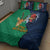 France South Africa Rugby Quilt Bed Set Springboks and Gallic Rooster World Cup 2023 - Wonder Print Shop