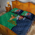 France South Africa Rugby Quilt Bed Set Springboks and Gallic Rooster World Cup 2023 - Wonder Print Shop