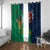 France South Africa Rugby Window Curtain Springboks and Gallic Rooster World Cup 2023 - Wonder Print Shop