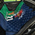 Custom France South Africa Rugby Back Car Seat Cover Springboks and Gallic Rooster World Cup 2023 LT9 - Wonder Print Shop