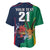 Custom France South Africa Rugby Baseball Jersey Springboks and Gallic Rooster World Cup 2023 LT9 - Wonder Print Shop