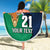 Custom France South Africa Rugby Beach Blanket Springboks and Gallic Rooster World Cup 2023 LT9 - Wonder Print Shop