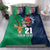 Custom France South Africa Rugby Bedding Set Springboks and Gallic Rooster World Cup 2023 LT9 - Wonder Print Shop