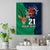 Custom France South Africa Rugby Canvas Wall Art Springboks and Gallic Rooster World Cup 2023 LT9 - Wonder Print Shop