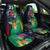 Custom France South Africa Rugby Car Seat Cover Springboks and Gallic Rooster World Cup 2023 LT9 - Wonder Print Shop