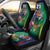 Custom France South Africa Rugby Car Seat Cover Springboks and Gallic Rooster World Cup 2023 LT9 - Wonder Print Shop