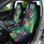 Custom France South Africa Rugby Car Seat Cover Springboks and Gallic Rooster World Cup 2023 LT9 - Wonder Print Shop