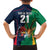 Custom France South Africa Rugby Family Matching Long Sleeve Bodycon Dress and Hawaiian Shirt Springboks and Gallic Rooster World Cup 2023 LT9 - Wonder Print Shop