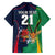 Custom France South Africa Rugby Family Matching Long Sleeve Bodycon Dress and Hawaiian Shirt Springboks and Gallic Rooster World Cup 2023 LT9 - Wonder Print Shop