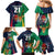 Custom France South Africa Rugby Family Matching Mermaid Dress and Hawaiian Shirt Springboks and Gallic Rooster World Cup 2023 LT9 - Wonder Print Shop