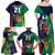 Custom France South Africa Rugby Family Matching Off Shoulder Maxi Dress and Hawaiian Shirt Springboks and Gallic Rooster World Cup 2023 LT9 - Wonder Print Shop