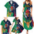 Custom France South Africa Rugby Family Matching Summer Maxi Dress and Hawaiian Shirt Springboks and Gallic Rooster World Cup 2023 - Wonder Print Shop